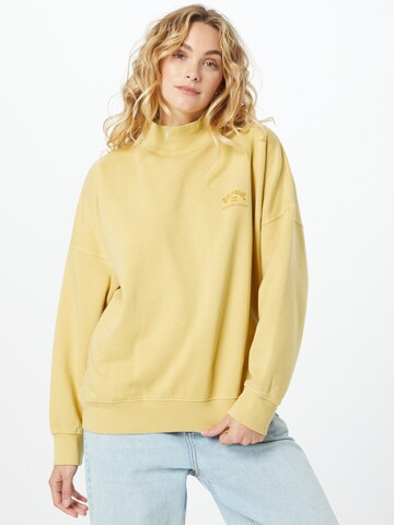 Sweat-shirt BILLABONG en jaune : devant