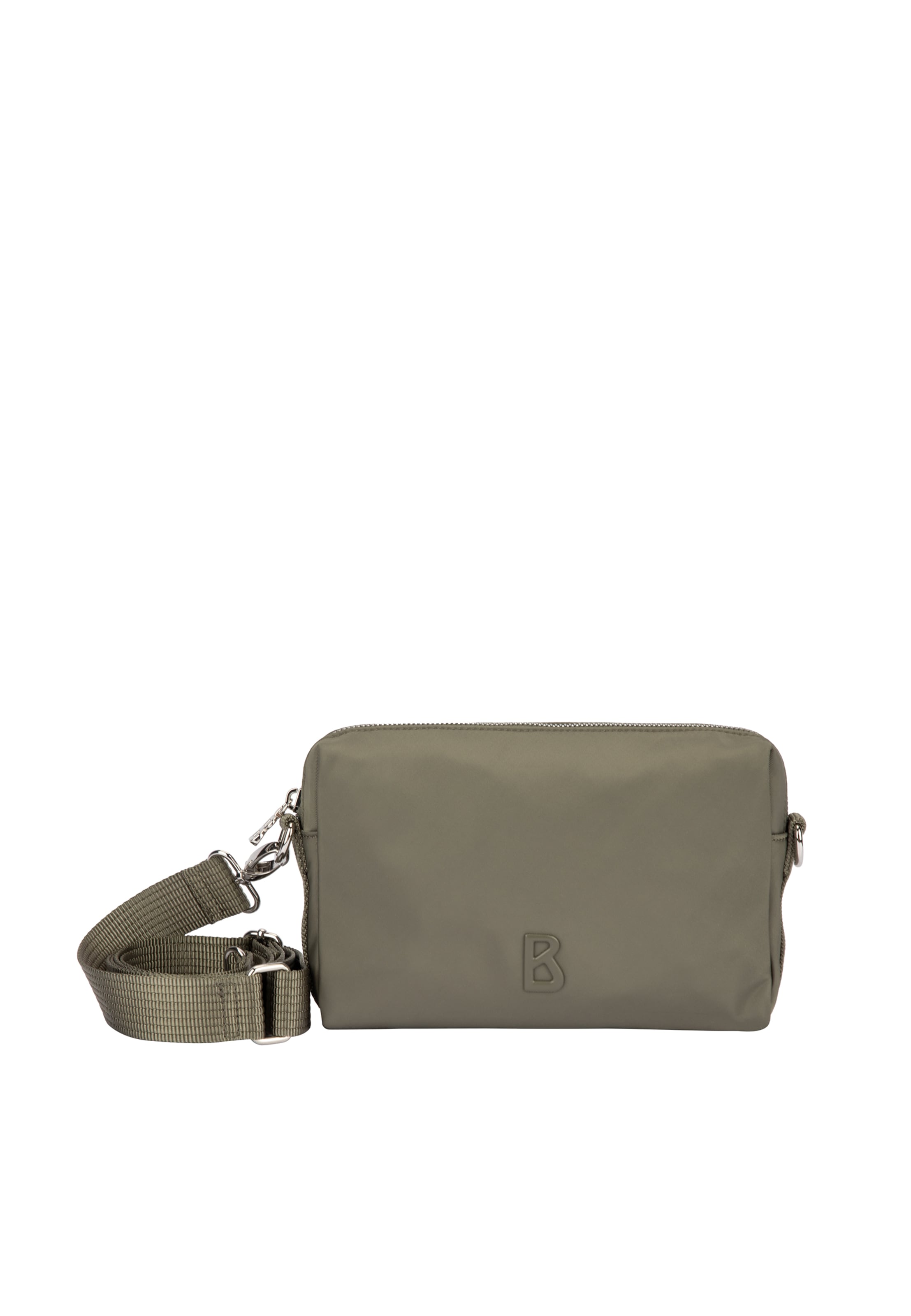 BOGNER Schoudertas 'Verbier Play 1.0 Pukie' in Groen: voorkant