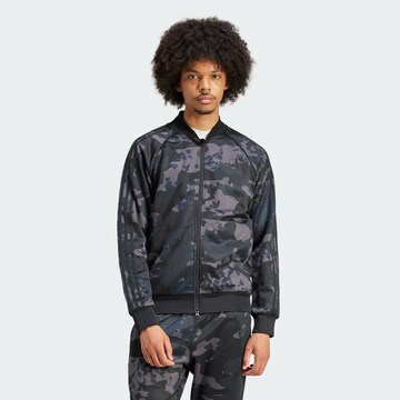 ADIDAS ORIGINALS Кофта на молнии 'Camo' в Зеленый: спереди