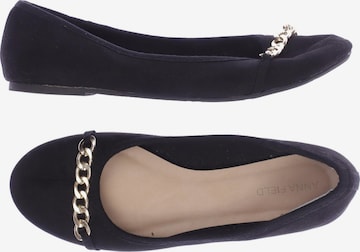 Anna Field Flats & Loafers in 36 in Black: front