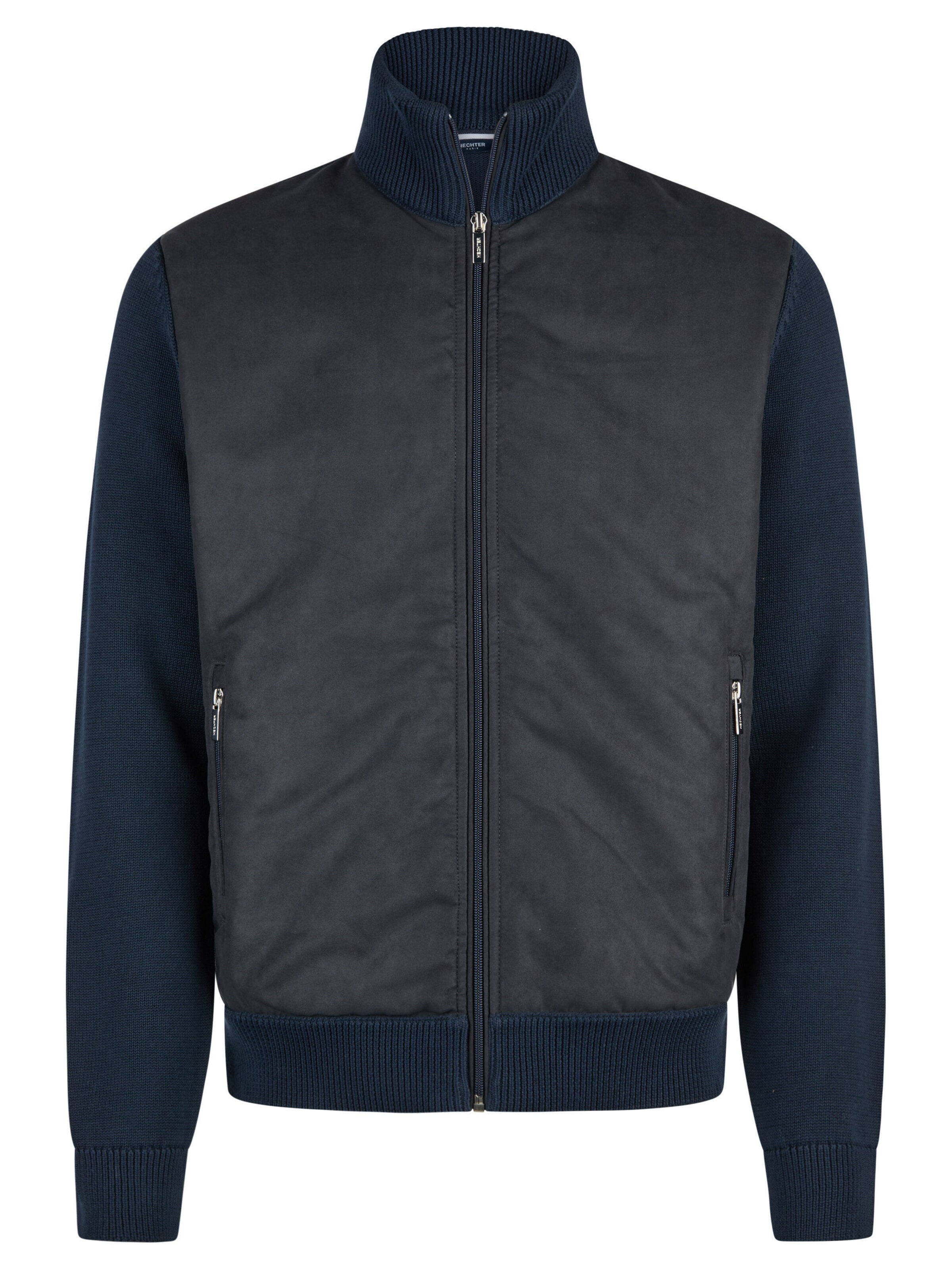 HECHTER PARIS Between-Season Jacket in Blue: front