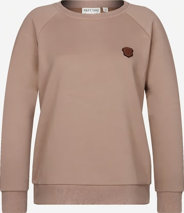 naketano Sweatshirt in Brown: front
