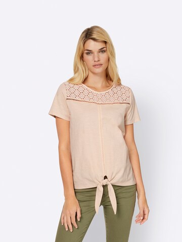 heine Shirt in Beige: Vorderseite