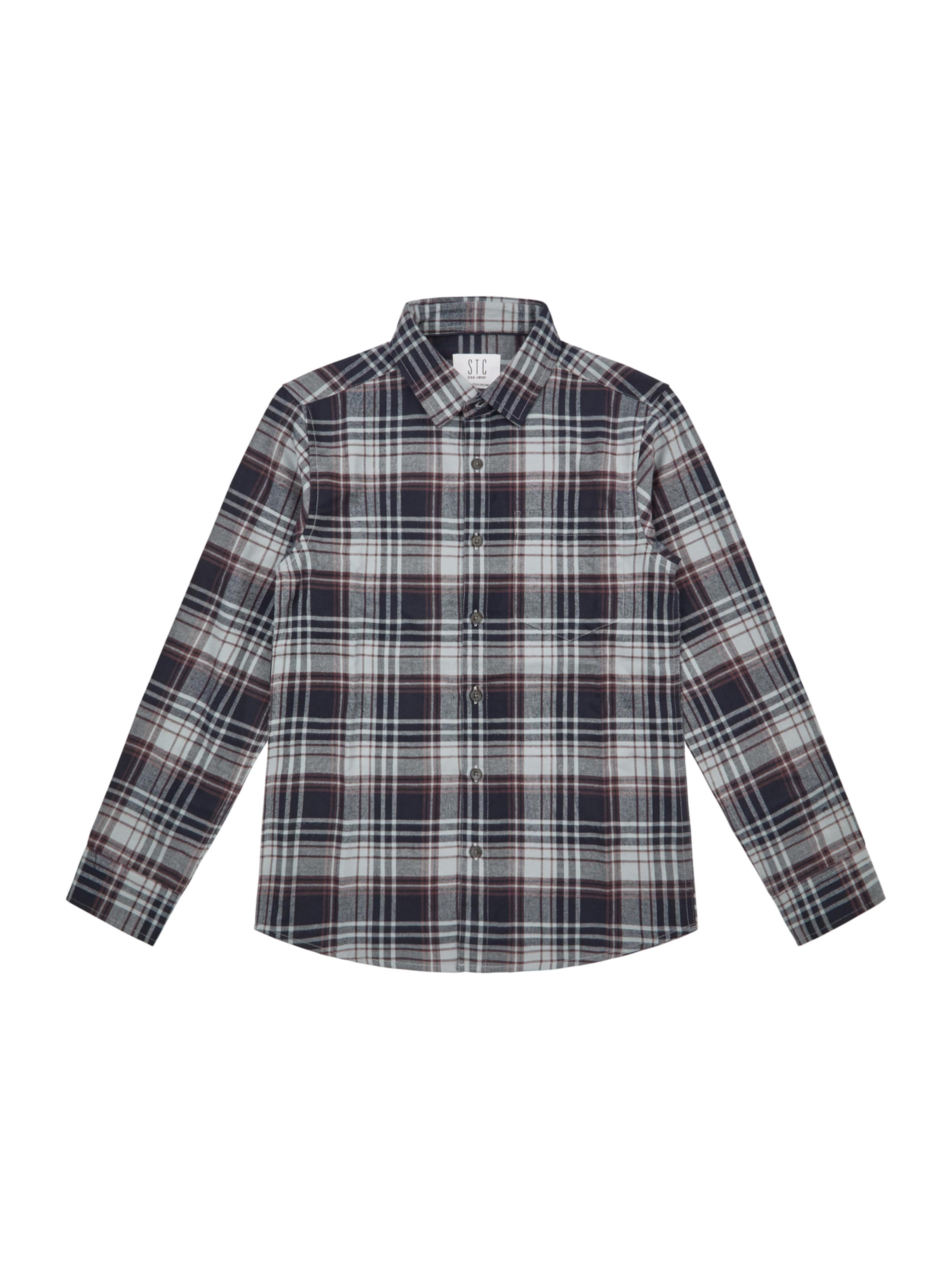 STACCATO Regular Fit Hemd in Grau: Vorderseite