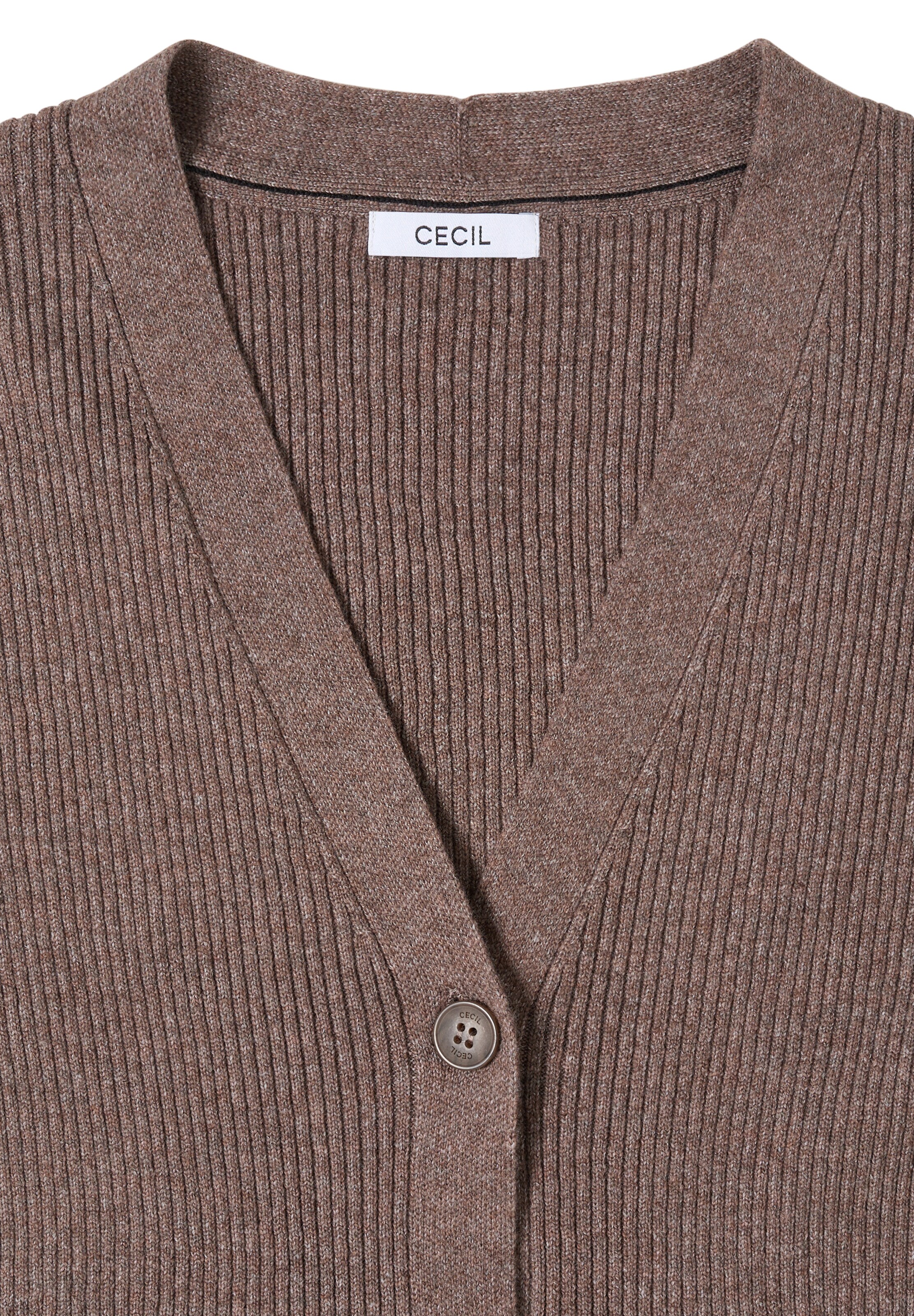CECIL Knit Cardigan in Brown