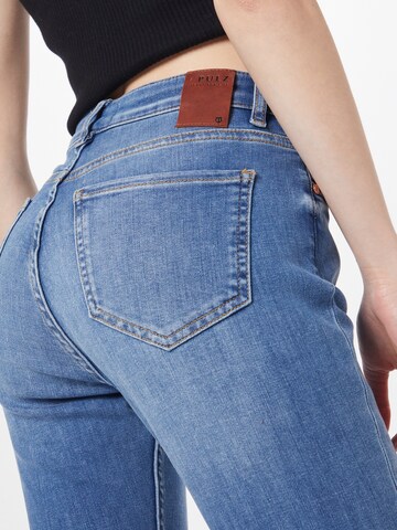 PULZ Jeans - Skinny Calças de ganga 'EMMA' em azul