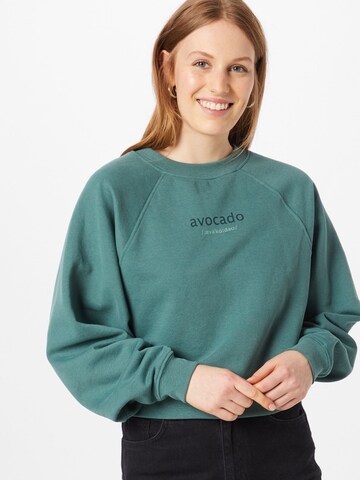 ONLY Sweatshirt 'Bella' in Grün: predná strana