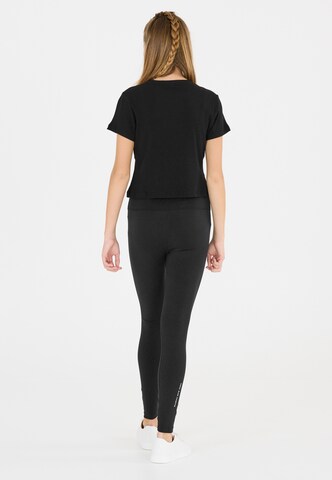 Les'Arcs Slimfit Tights 'Aderler' in Schwarz