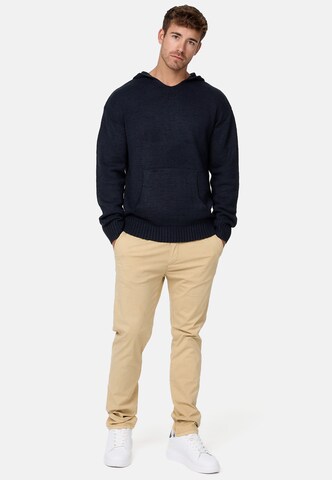 INDICODE JEANS Pullover ' Ledger ' in Blau