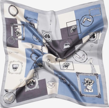 MayTree Scarf 'Victoria' in Blue: front