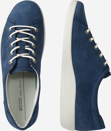 Chaussure de sport à lacets 'Soft 2.0' ECCO en bleu