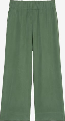 Wide leg Pantaloni de la Marc O'Polo DENIM pe verde: față