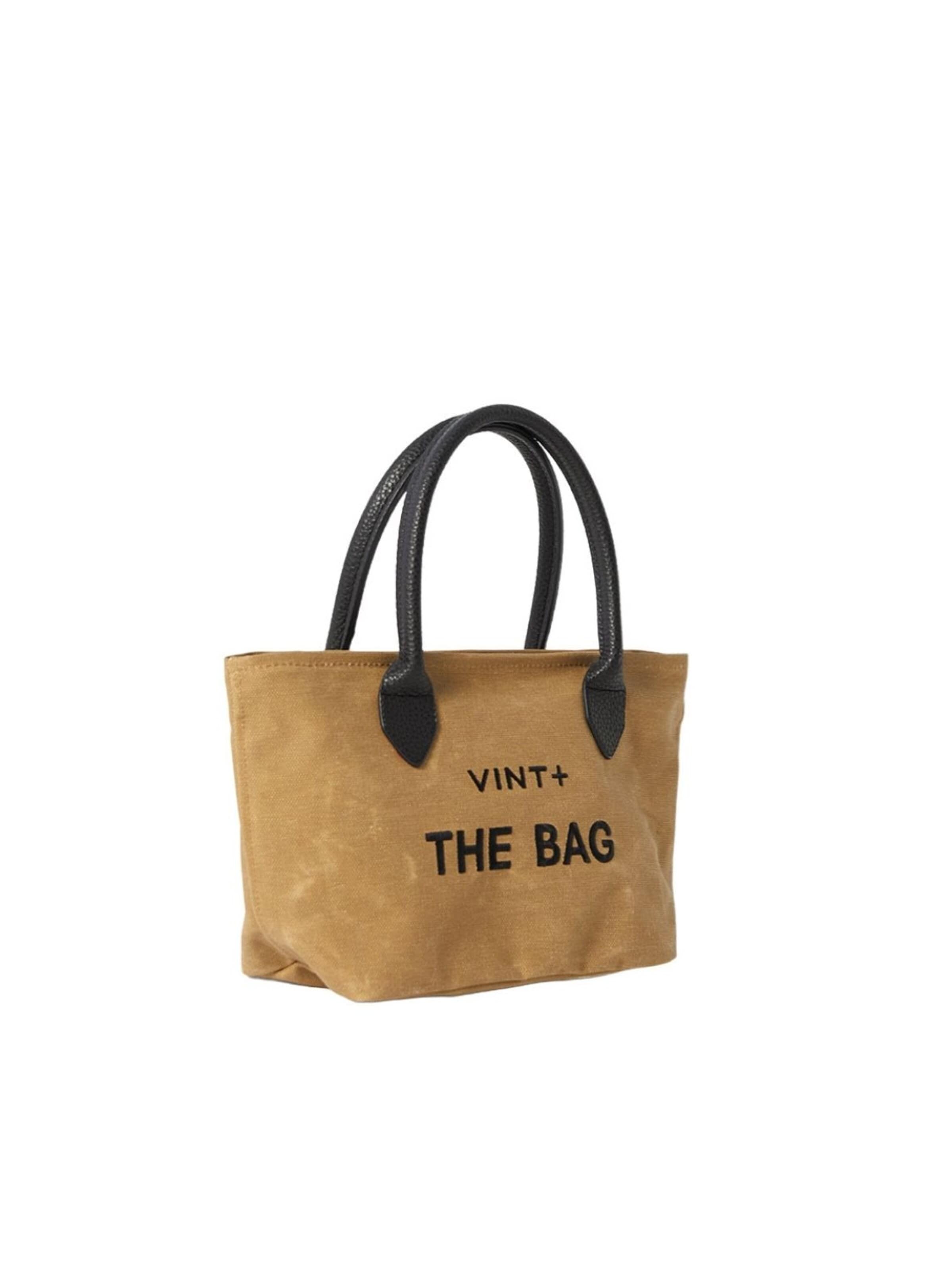 VINT+ Handbag 'Fine Bag Small' in Beige