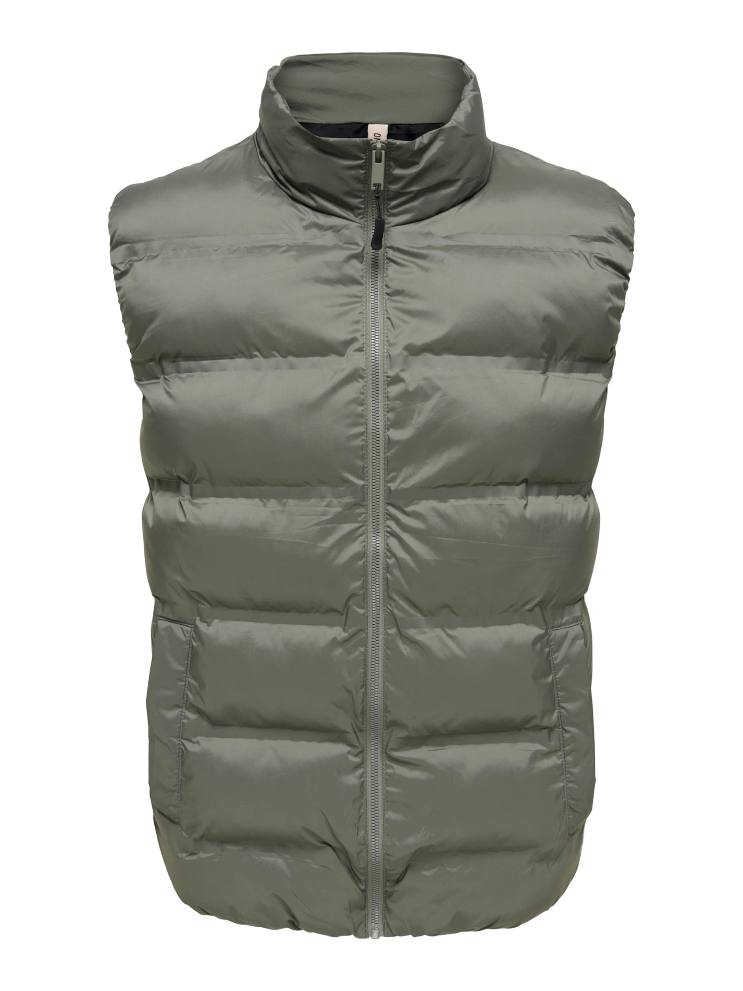 Only & Sons Vest 'ONSUNION' i grå: forside