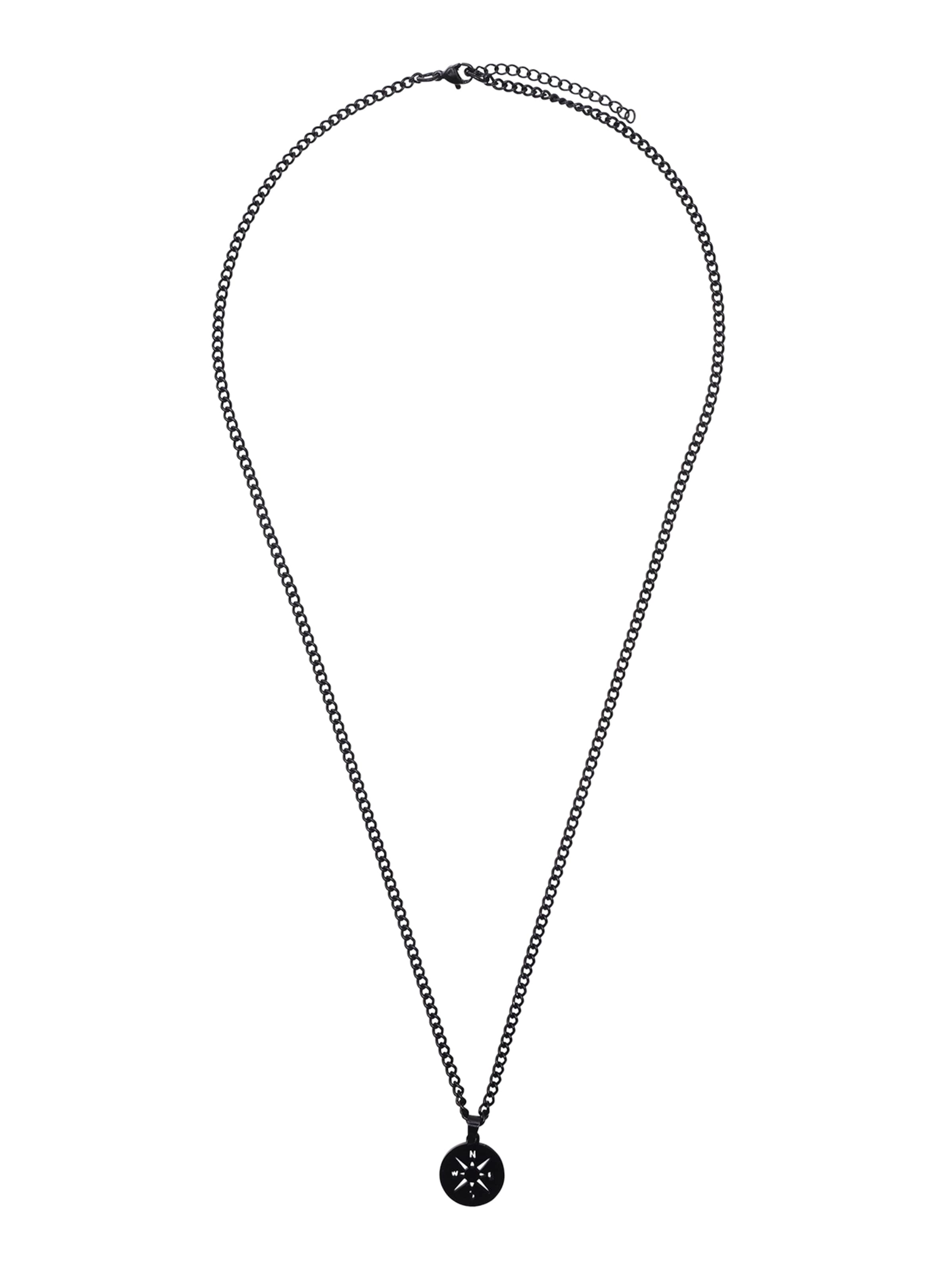 Heideman Ketting 'Samir' in Zwart: voorkant