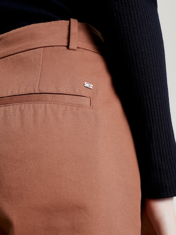 TOMMY HILFIGER Regular Chino Pants 'Essential' in Brown