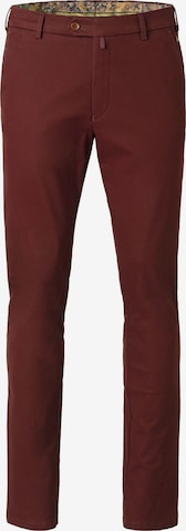 MEYER Regular Chino 'Bonn' in Rood: voorkant