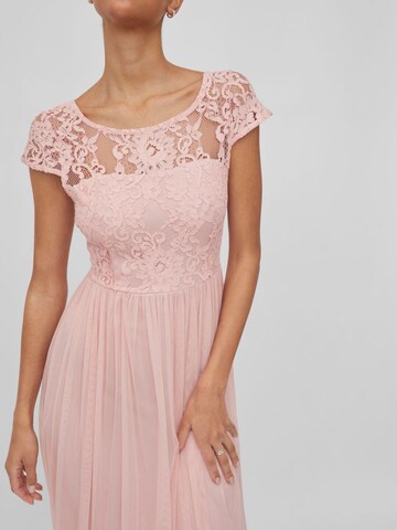 VILA Abendkleid in Pink