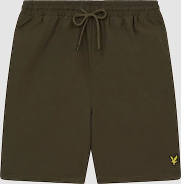 Shorts de bain Lyle & Scott en vert : devant