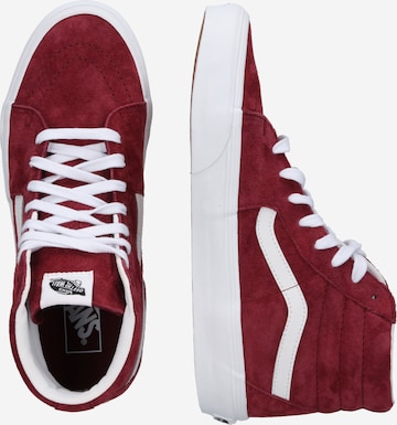 VANS - Sapatilhas altas em vermelho