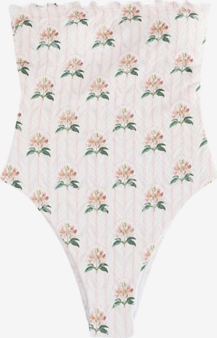 NextBandeau Jednodijelni kupaći kostim - roza boja: prednji dio