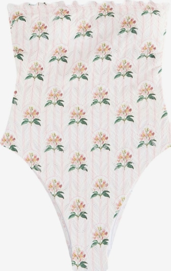 Next Uimapuku värissä tummanvihreä / roosa / magenta / offwhite, Tuotenäkymä