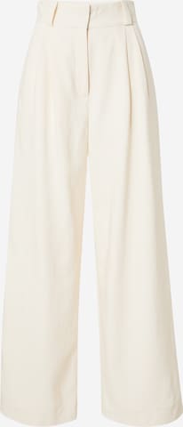 Wide Leg Pantalon à pince 'Prescillia' IVY OAK en beige : devant