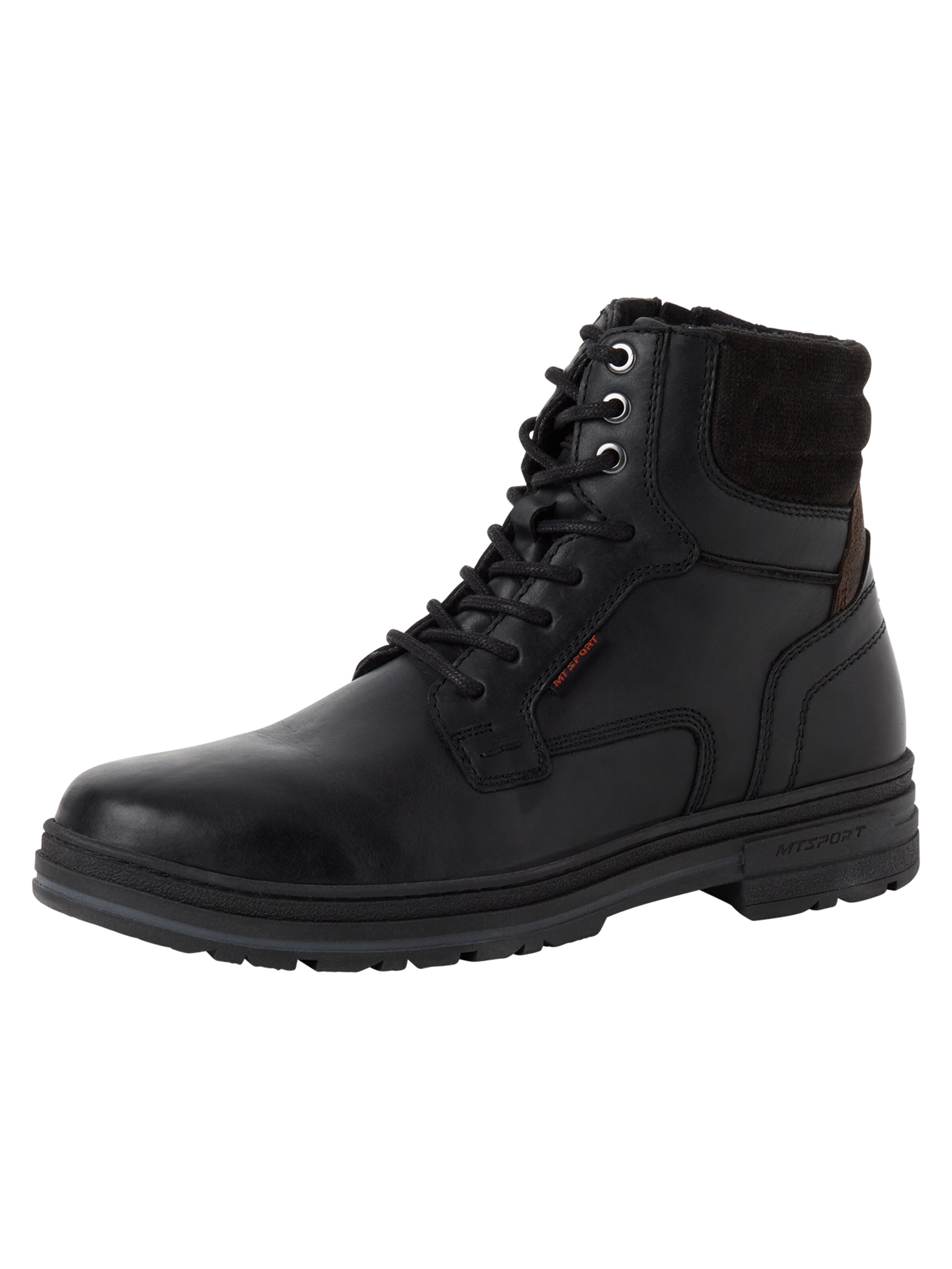 MARCO TOZZI Schnürboots in Schwarz: Vorderseite