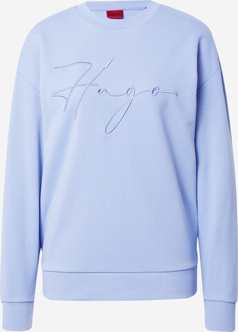 HUGO Sweatshirt 'Dakimara' in Blauw: voorkant