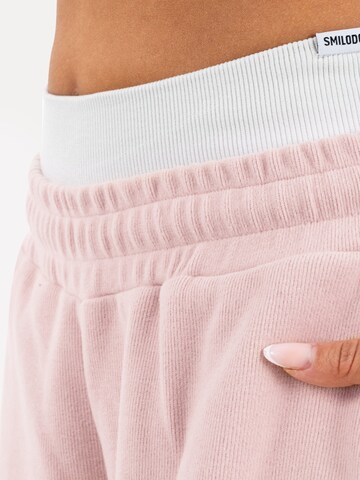 Smilodox Loosefit Broek in Roze