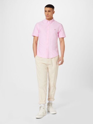 Coupe slim Chemise Polo Ralph Lauren en rose