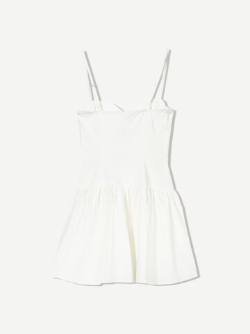 Bershka Cocktail dress in White
