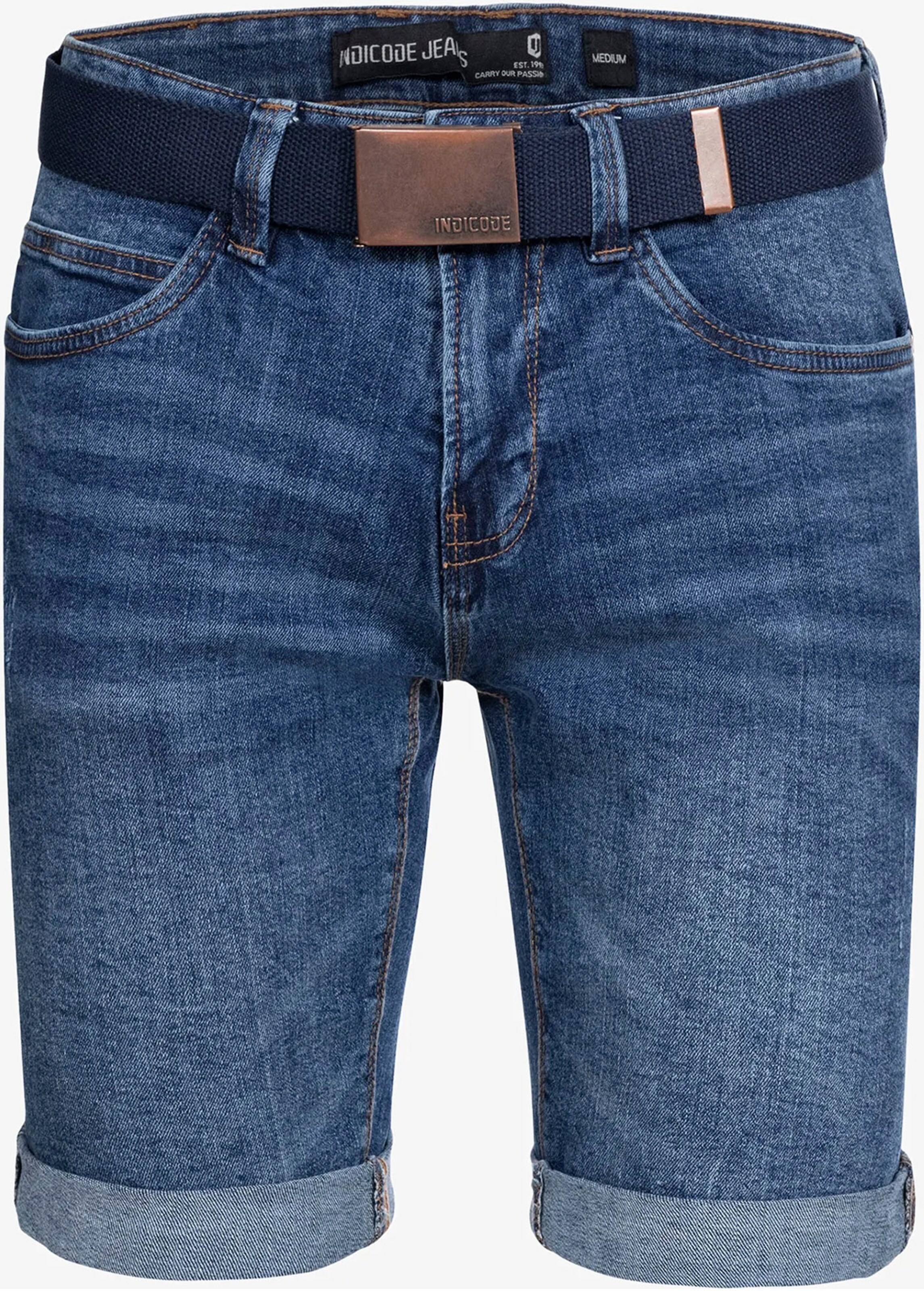 INDICODE JEANS Pants in Blue: front