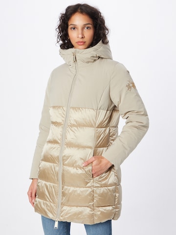 La Martina - Abrigo de invierno en beige: frente