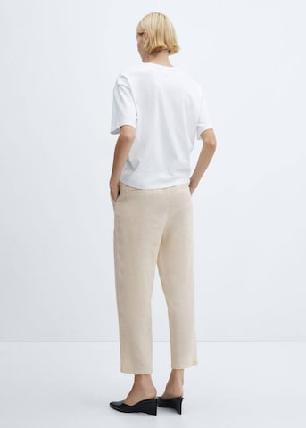 MANGO Loosefit Hose in Beige