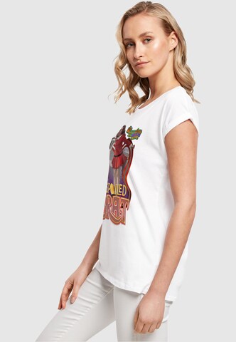 ABSOLUTE CULT Shirt 'Willy Wonka And The Chocolate Factory - Spoiled Brat' in Wit