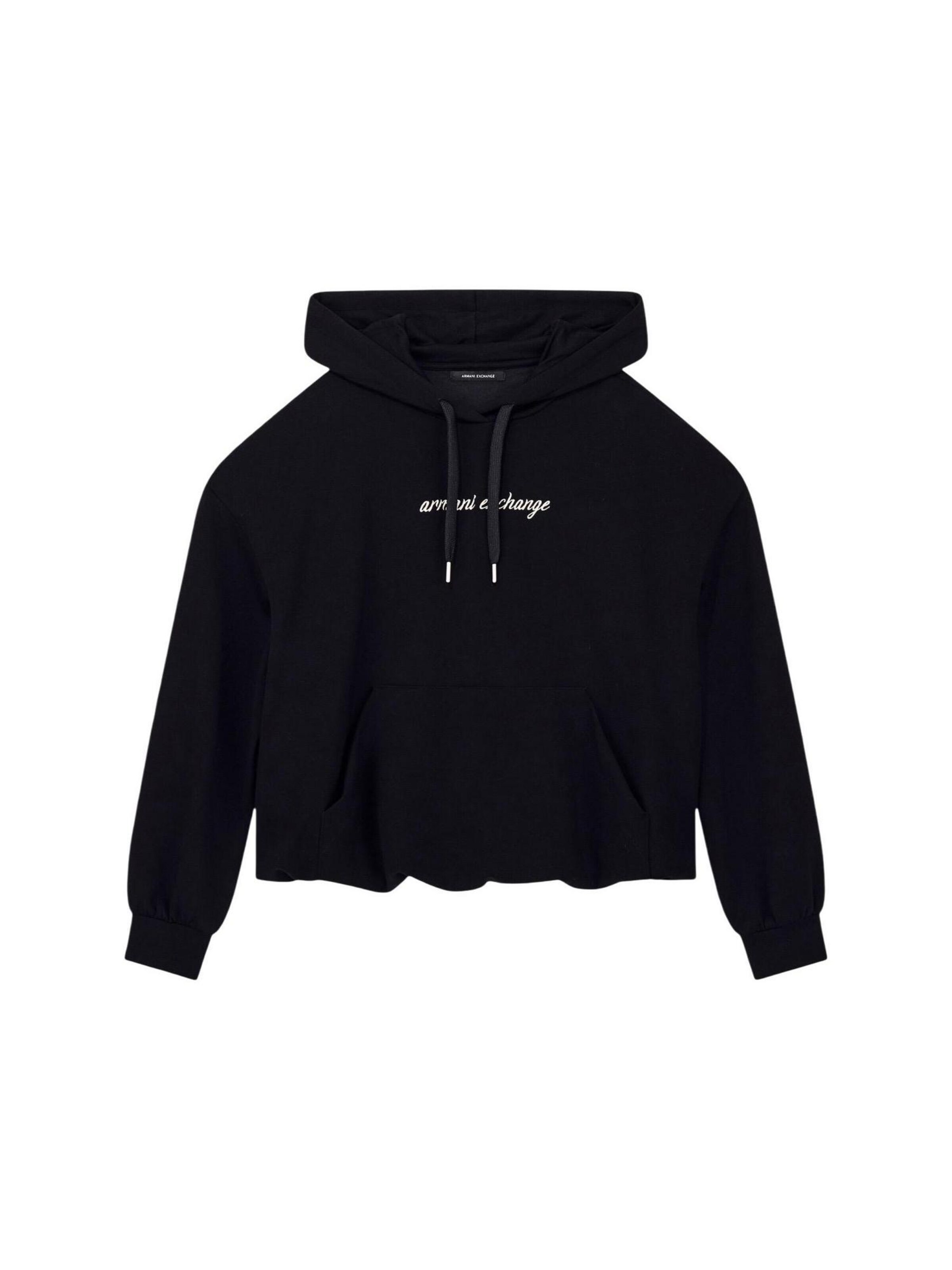 Felpa 'XW002395 AF16111' di ARMANI EXCHANGE in nero: frontale