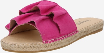 Zoccoletto di espadrij l´originale in rosa: frontale
