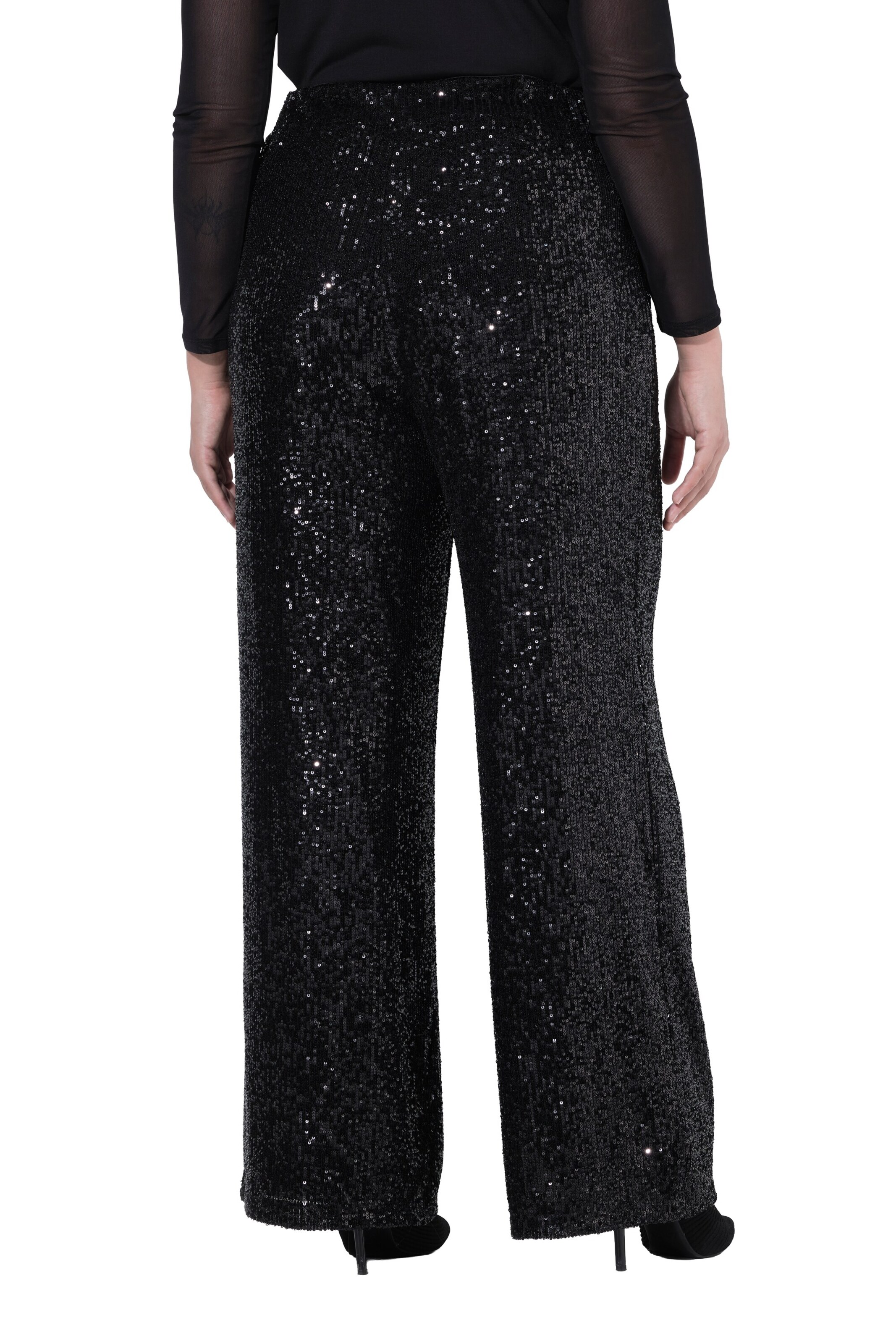 Ulla Popken Wide leg Trousers in Black