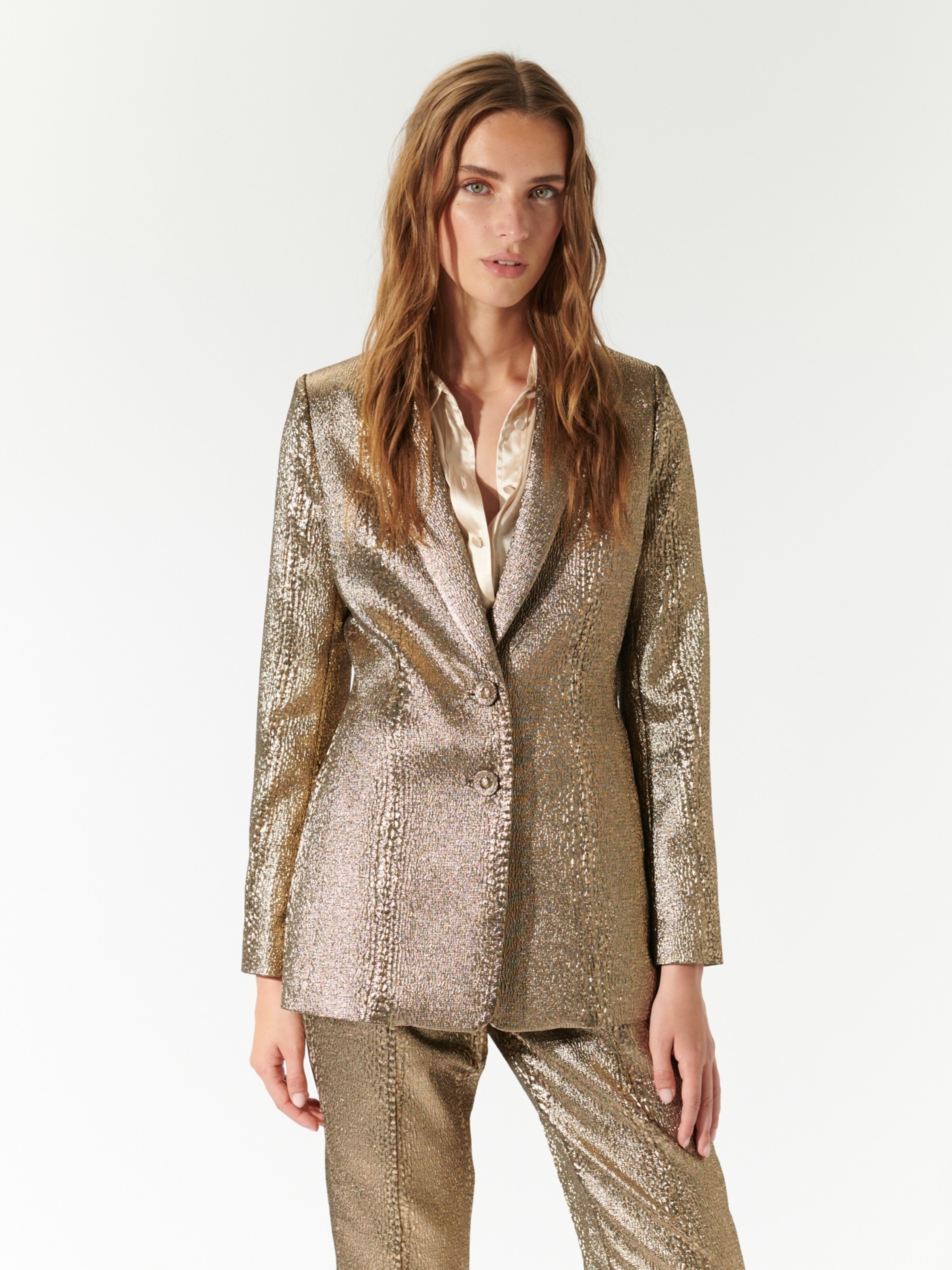 Dea Kudibal - Blazer ' CristobelliDEA ' em ouro: frente
