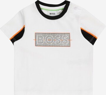 BOSS Kidswear Shirt in Wit: voorkant