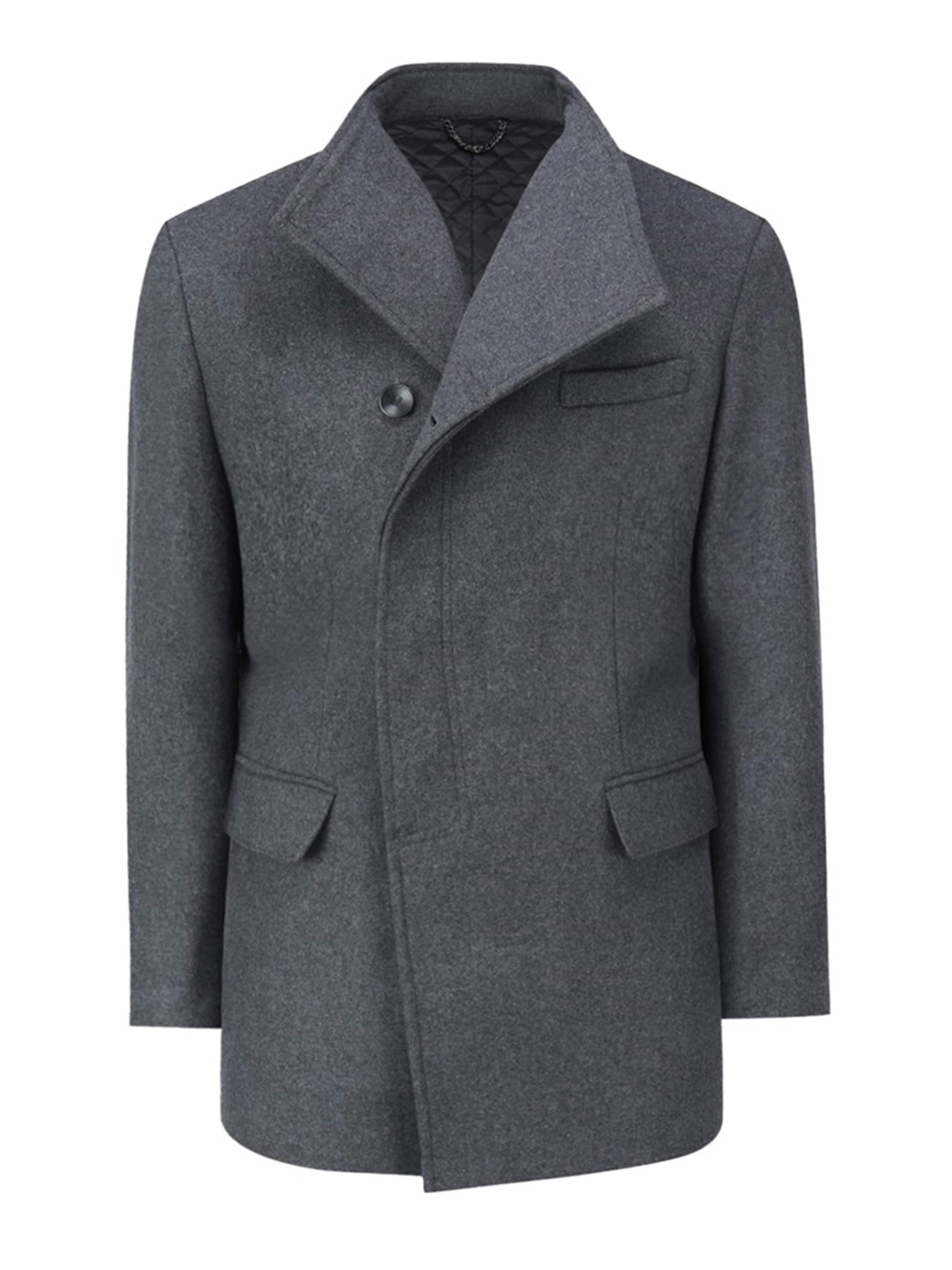 Youthup Winter Coat in Grey: front