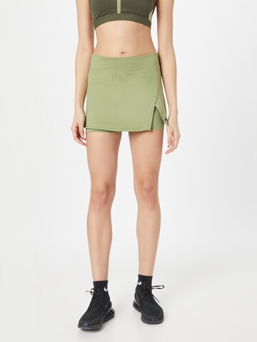 NIKE Athletic Skorts in Green: front