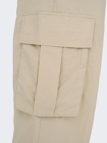 ONLY Loosefit Cargobukser 'KARIN' i beige