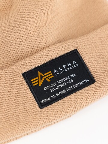 ALPHA INDUSTRIES Шапка в Бежевый