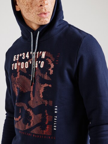 Sweat-shirt TOM TAILOR en bleu