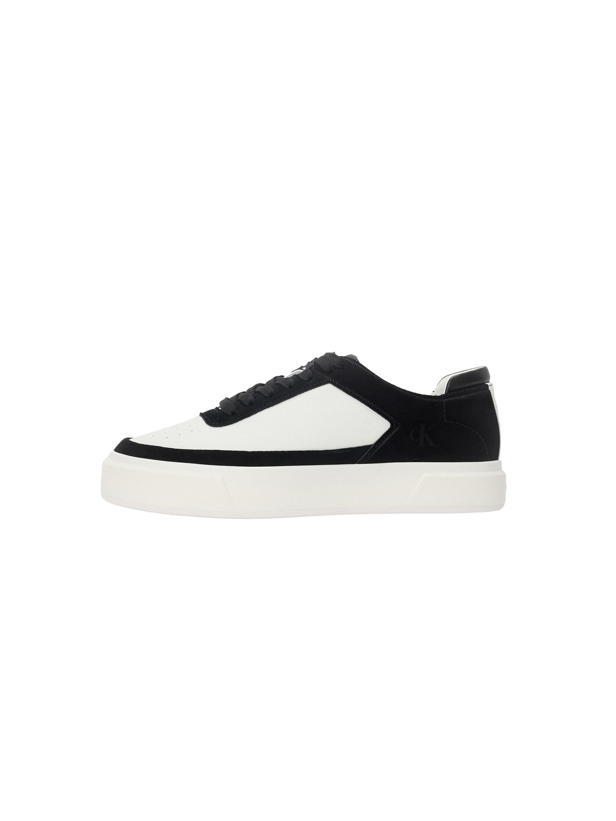 Calvin Klein Jeans Platform trainers in White: side