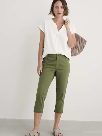 Coupe slim Pantalon 'Albert Quay' Seasalt Cornwall en vert