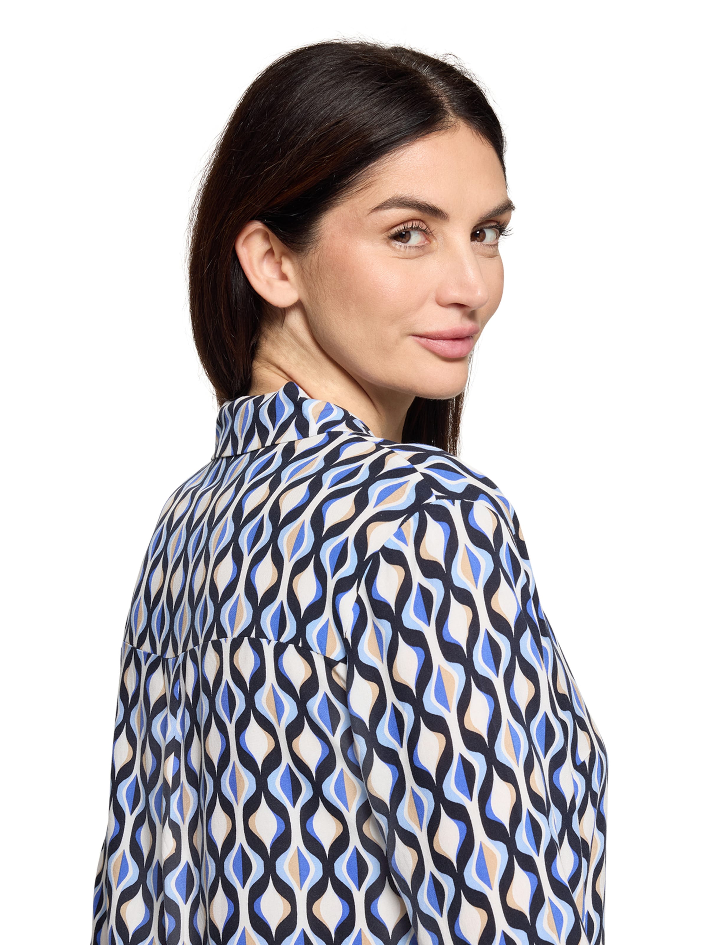 Betty Barclay Schlupfbluse langarm in Blau