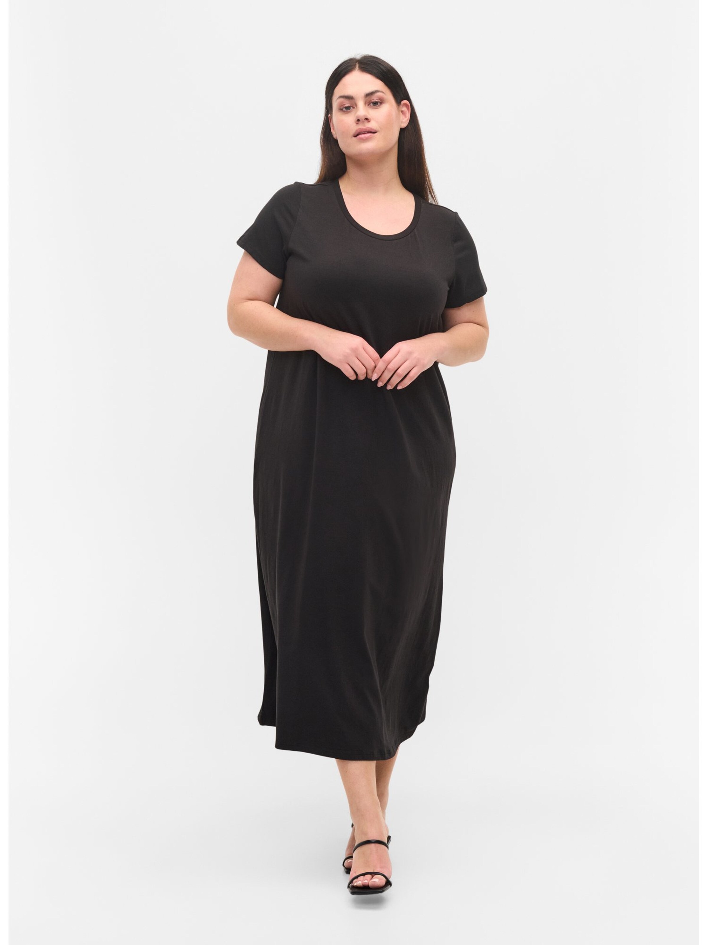 Frauen Große Größen Zizzi Kleid 'Freya' in Schwarz - AB54697 Frauen Große Größen Zizzi Kleid 'Freya' in Schwarz - AB54697